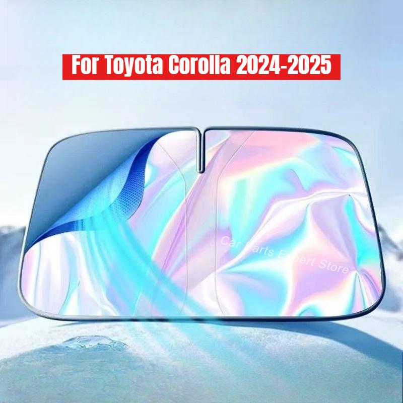 For Toyota Corolla 2024 2025 Car Sun Shade Cover UV Protection Windshield Foldable Heat ulation Auto Interior Sun Protector