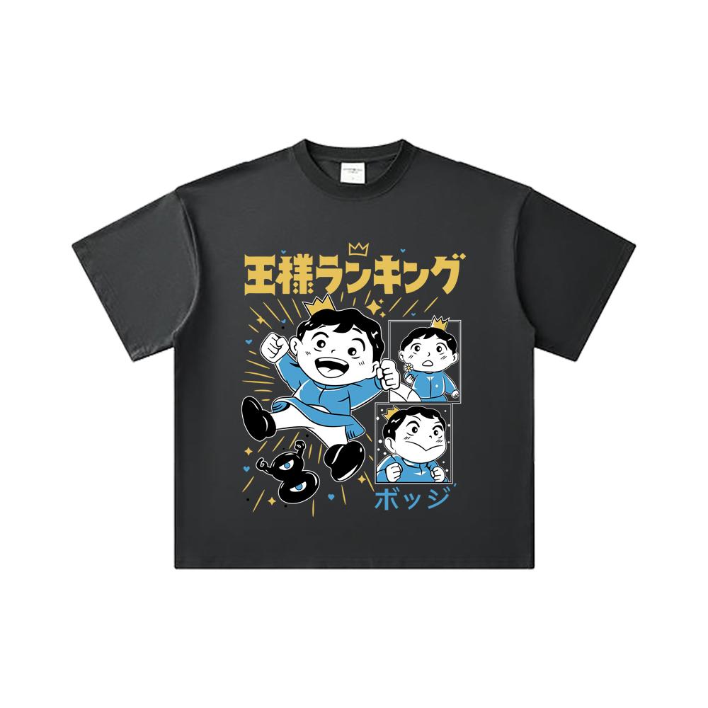 260 GSM Double Yarn 32 Count 100% Cotton Ousama Ranking V2 Print Unisex Heavy Cotton T Shirt