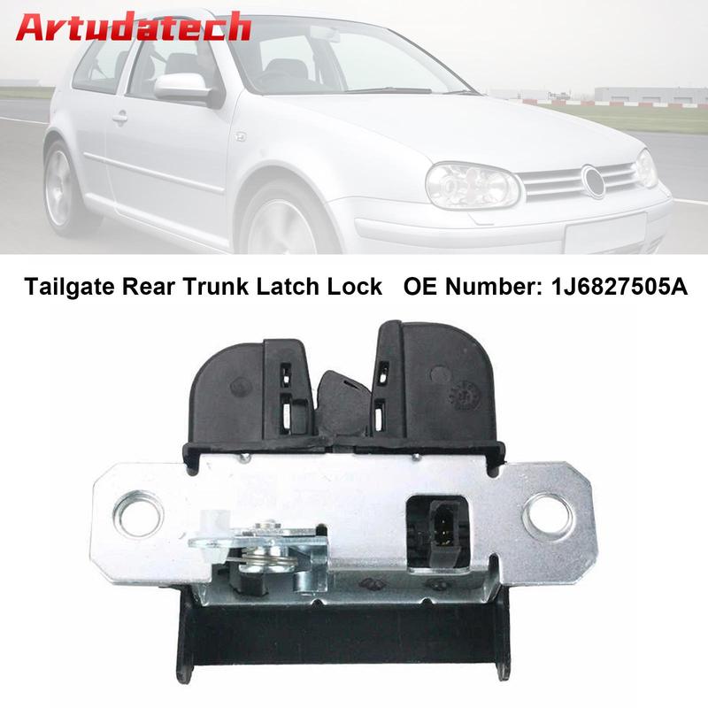 Artudatech Tailgate Rear Trunk Latch Lock 1J6827505A For VW GOLF 4 1997-2005 Car Accessories