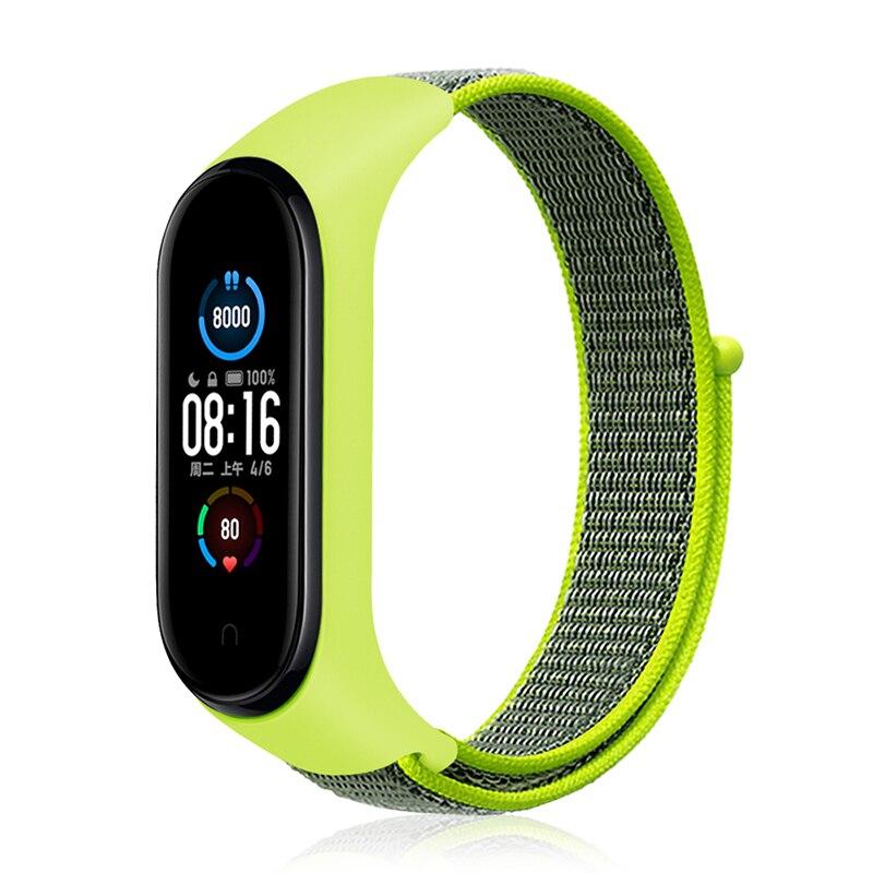 Нейлоновая плетеная петля Solo для Xiaomi Mi Band 5 6, ремешок-браслет, ремень Mi Band 3 Mi Band 4, браслет для Xiaomi Mi Band 6, 5, ремешок для часов