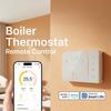Tuya smart battery powered wifi thermostat gas boiler switch heating/cooling programmable remote control support alexa google