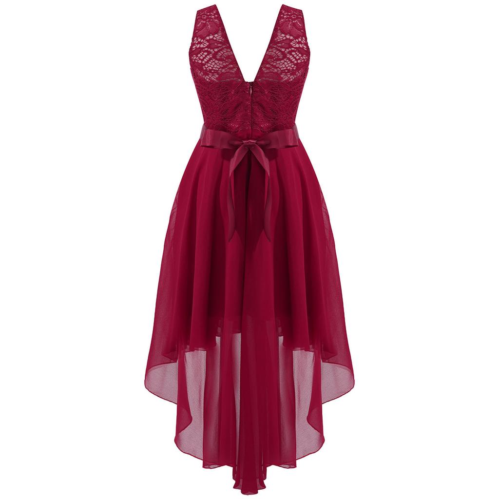 Кружевное шифоновое платье с цветочным принтом для девочек, пышное платье принцессы на свадьбу, выпускной вечер, вечернее платье