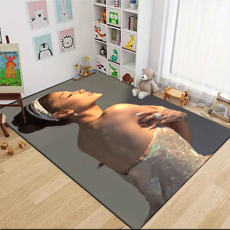 Ballerina Pastel Dress Carpet Rug Soft Washable Antislip Home Living Room Sofa Mats Personalized Christmas Rug