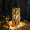 JHY DESIGN Светодиодная настольная лампа на батарейках, высота 19 см, стильное непрямое освещение, декоративная лампа, ретро-стиль, деревянное основание, подходит для спален, Ja
