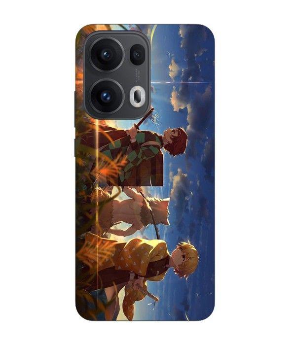 Coque Maniacase Pour Oppo Reno 13 Pro 5G tanjiro inosuke et zenitsu