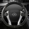 For Toyota Prius 30 20 V Prius C Plus Plug-in Prime XW10 XW20 XW30 XW50 2001~ Car Steering Wheel Cover Auto Accessories
