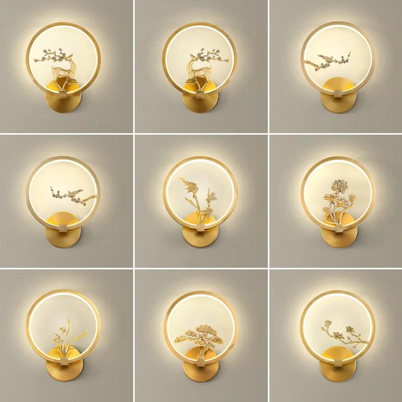 Modern LED Wall Lamp  Living Room Background Lamp Dining Room Staircase Corridor Bedroom Bedside Lamp Indoor Lighting