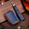 HALLMO Genuine Leather Car Key Case Cover for TOYOTA Prado