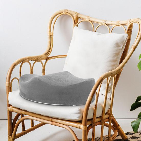 Подушка сиденья из пены с эффектом памяти, эргономичная подушка для стула, удобная подушка для поддержки осанки для домашнего офиса