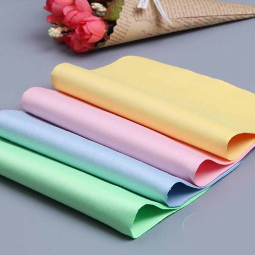 Suede Glasses Cloth Solid Color Phone Glasses Cleaner Soft Cleaning Wipes Phone Screen