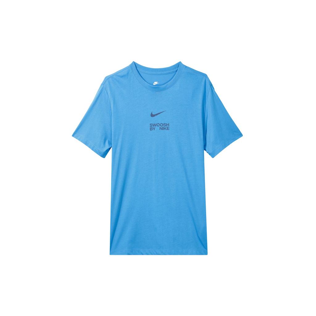 Nike Sportswear Logo Print Casual Short Sleeve T-Shirt Men Tops Light-Blue FD1245-406