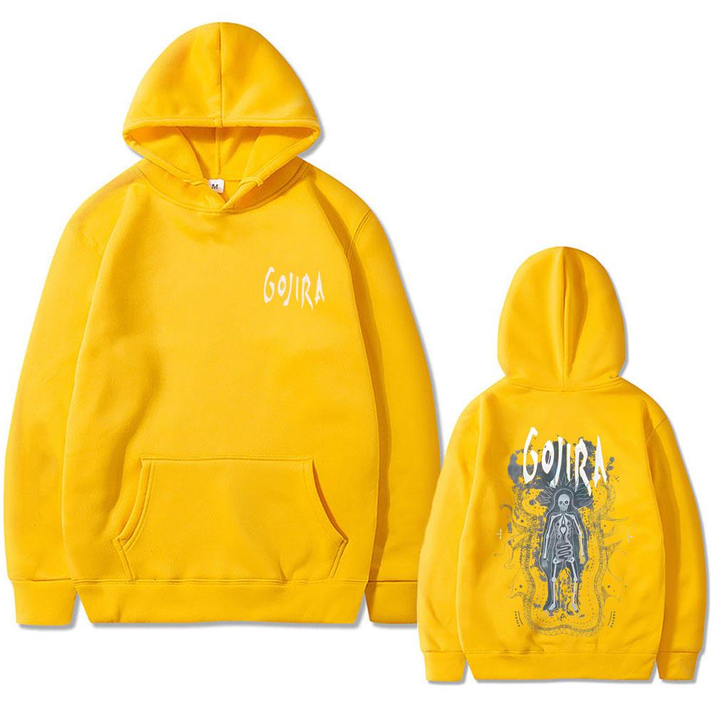 Metal Rock Band Gojira The Flesh Alive Hoodie Women Fashion Streetwear Women's Casual Pullover Hoodies