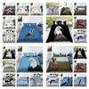 3D постельное белье с птицами, пододеяльники, домашнее постельное белье, удобное одеяло, пододеяльник, полиэстер, постельное белье, домашний текстиль
