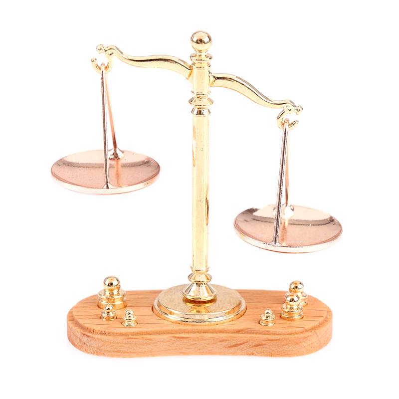 1/12 миниатюрные аксессуары для кукольного домика, мини-балансовая модель, игрушка для украшения