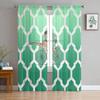 Moroccan Ombre Geometry Kawaii Dinosaur Translucent Voile Curtains For Bedroom Space Living Room Kitchen Area Drapes Chiffon Tulle Curtains