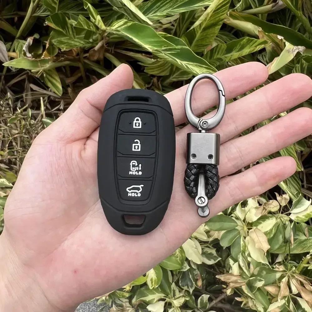 Для Hyundai CUSTO 2021 2022 Умный Бесключевой Доступ Дистанционный Ключ 4 5 Кнопок Силиконовый Чехол-Брелок для Ключа Автомобиля Защитный Брелок Аксессуары
