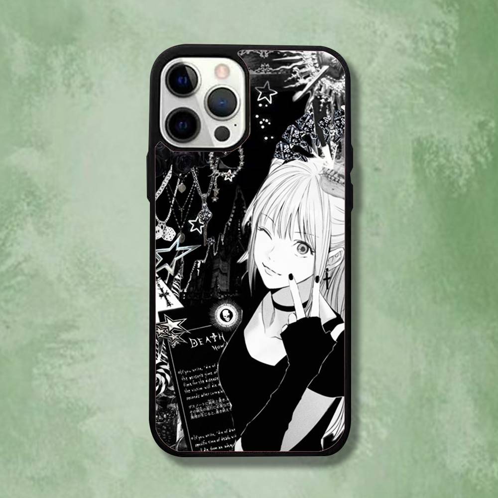 D-Deaths Notes M-Misa Phone Case For iPhone 16,15,14,13,12,11,Pro,Max,Plus,Mini,SE4,E Magnetic Magsafe Wireless Charging