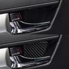 4x Carbon Fiber Interior Door Handle Bowl Cover Trim For Toyota Hilux 2015-