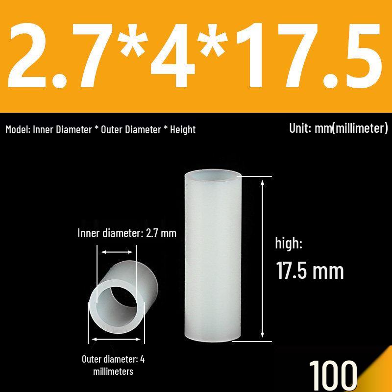 Nylon Spacer & Insulating Sleeve Set: M2.5-M7 Sizes, Thickened Washer, Isolation Shaft & Lamp Column