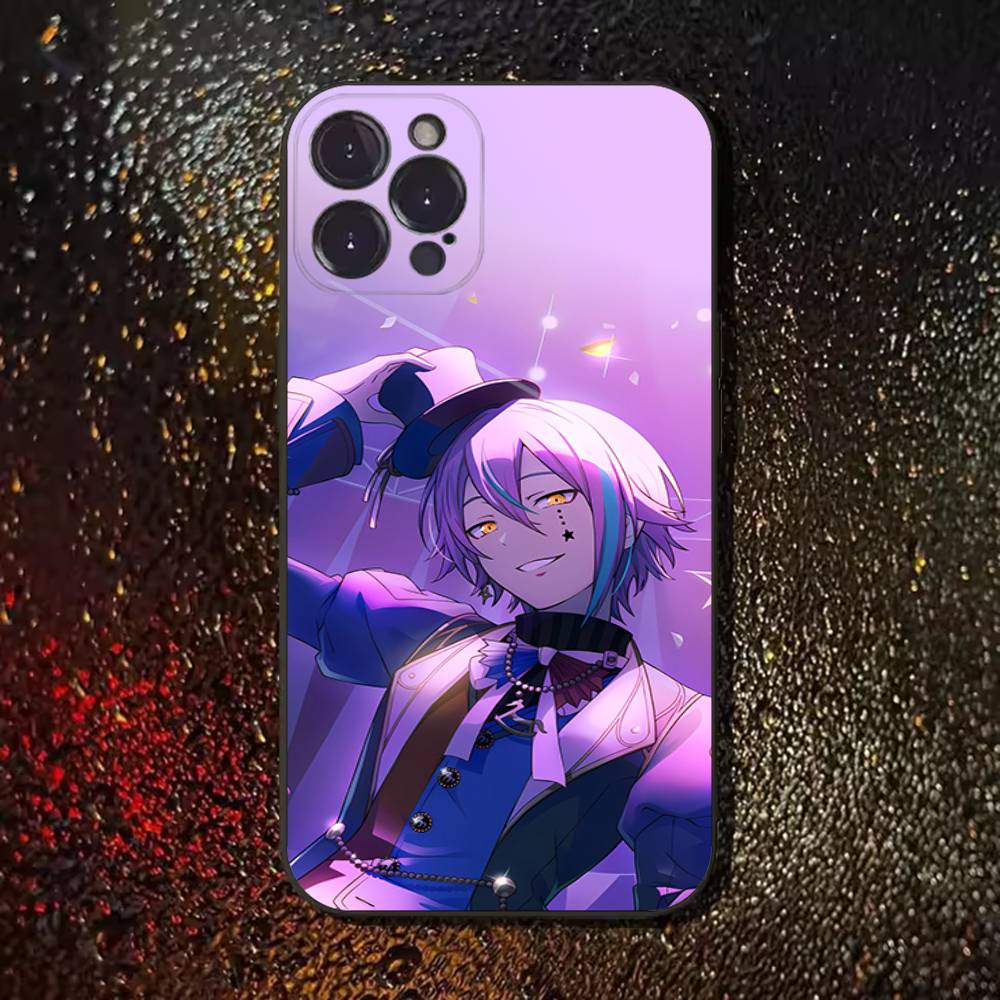 Камисиро Руи Проект Крутой Чехол Для Телефона Для iPhone 11,12,13,14,15,16,17,Pro,Max,Plus,E,SE4,Air,Mini Черный Мягкий Чехол