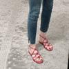2024 Flower Sandals Flat Roman Sandals Women's Summer New Fairy Style Roman Shoes Hollow 2024 Sandals for Women Luxury Sandals