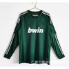 Retro Long Sleeve Football Jersey Men Women Adult Team Sports Training