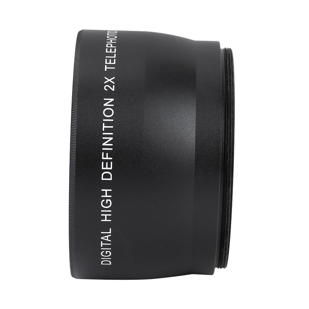 58MM 2X Magnification Universal Teleconverter Telephoto Lens for Cameras Accessory