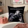 Чехол для подушки Singer CChester BBennington Наволочка Короткий плюш Невидимая молния Комната Диван Чехол для подушки