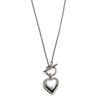 Toggle Heart Chain Necklace