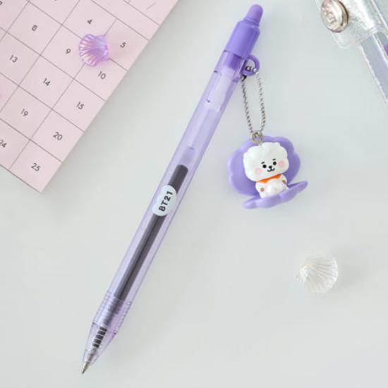 BT21 Гелевая ручка с фигуркой жемчужины