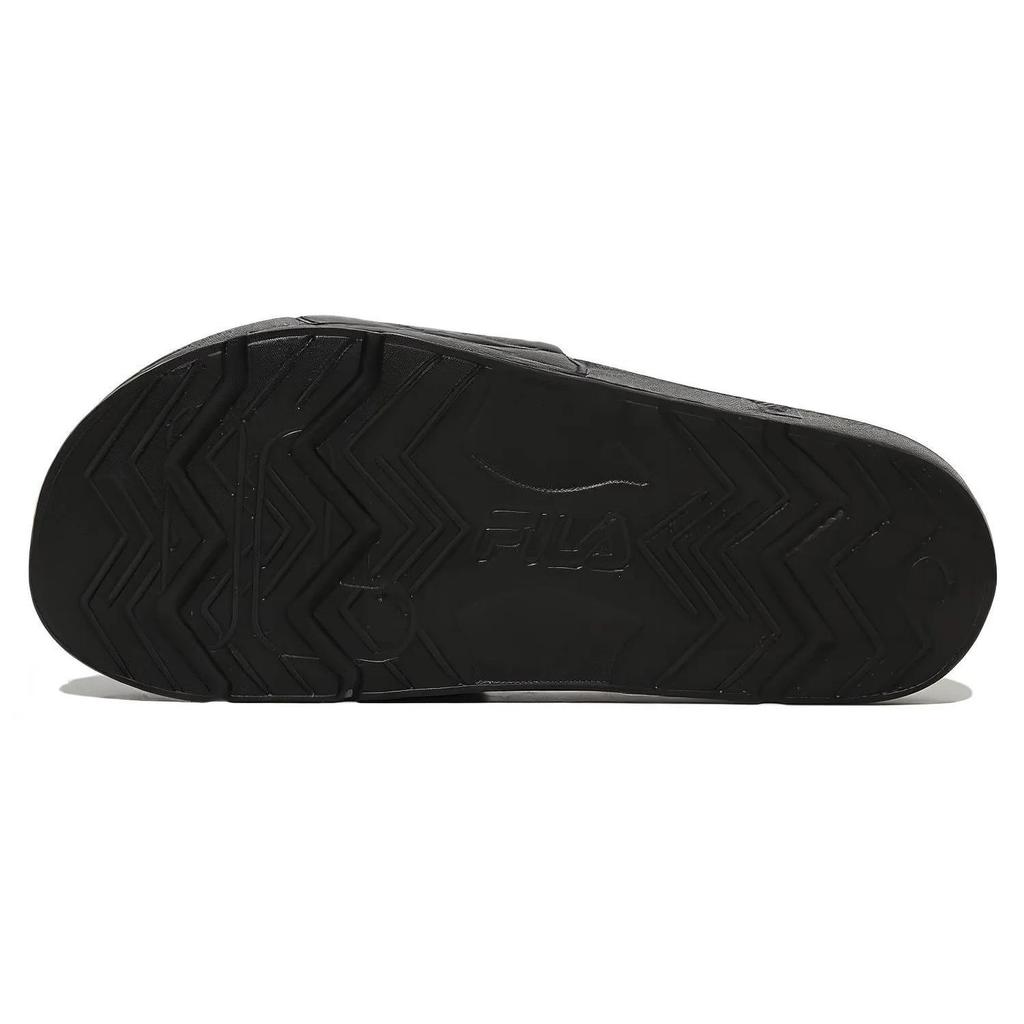 FILA Rubber Sole Slide Slippers Unisex Black Korean Style (Unisex) Slide Slippers 1SM01970F 001
