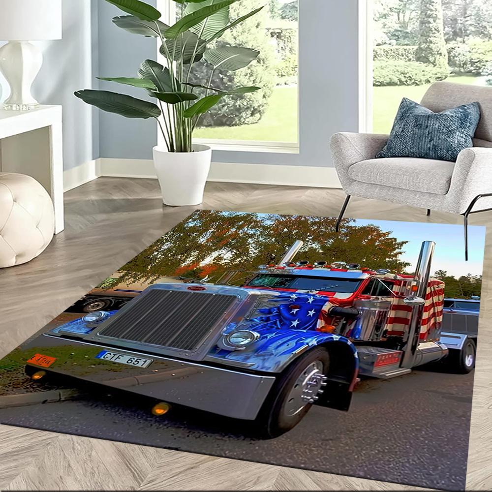 Kw Heavy Trucks Carpet Suitable For Living Rooms Playrooms Balcony Outdoor Antislip Carpet Office Home Decor