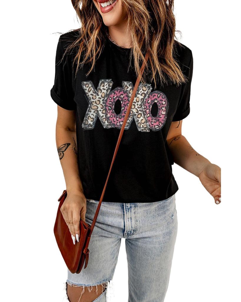 Azura Exchange Футболка с леопардовым принтом