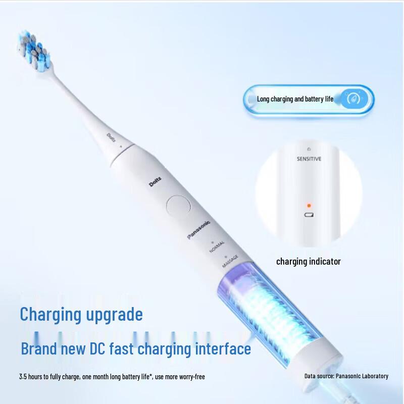 Panasonic EW-DC02 Звуковая электрическая зубная щетка Штепсель CN (адаптер в комплекте)