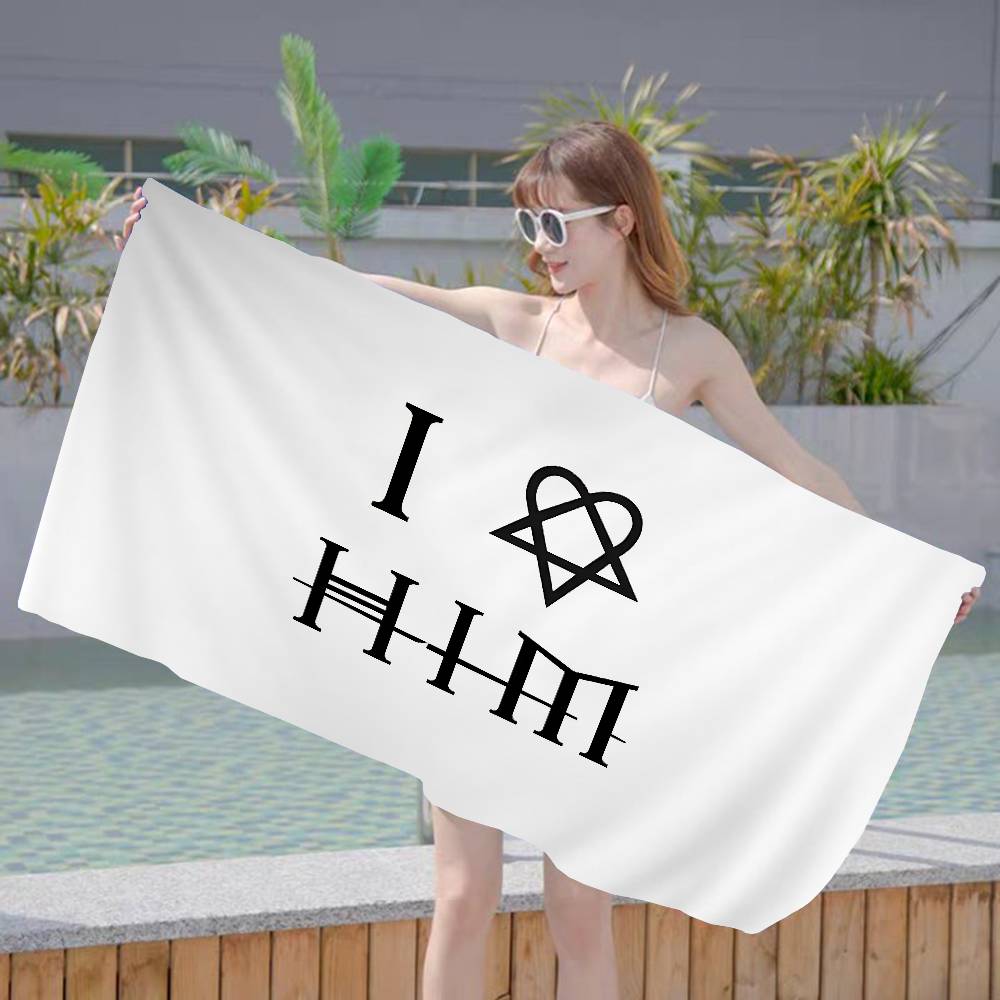 Rock Band H-HIM Microfiber Beach Towel Absorbent Quick dry Soft Yoga Swimming Resort Mountain Climbing Towel