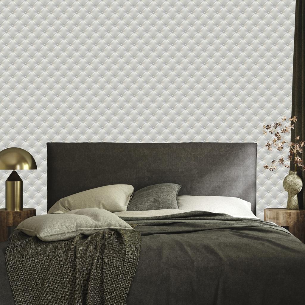 Quilted pattern wallpaper for living room and bedroom 50x1000