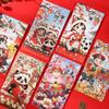 6pcs Chinese Style Children's Money Bag Blessing Lucky Money Packet  Wedding Birthday