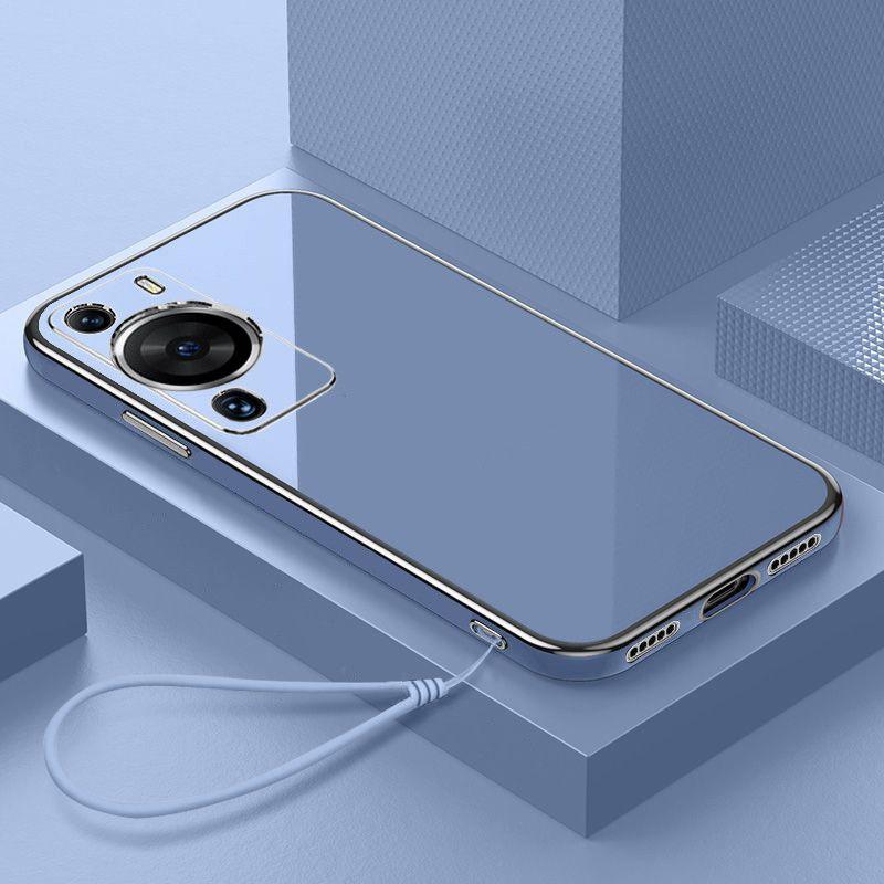 Чехол для Huawei Nova Y72 Чехол для Huawei P60 P60 Pro Чехол для телефона с прямым краем Силиконовый мягкий чехол для задней панели