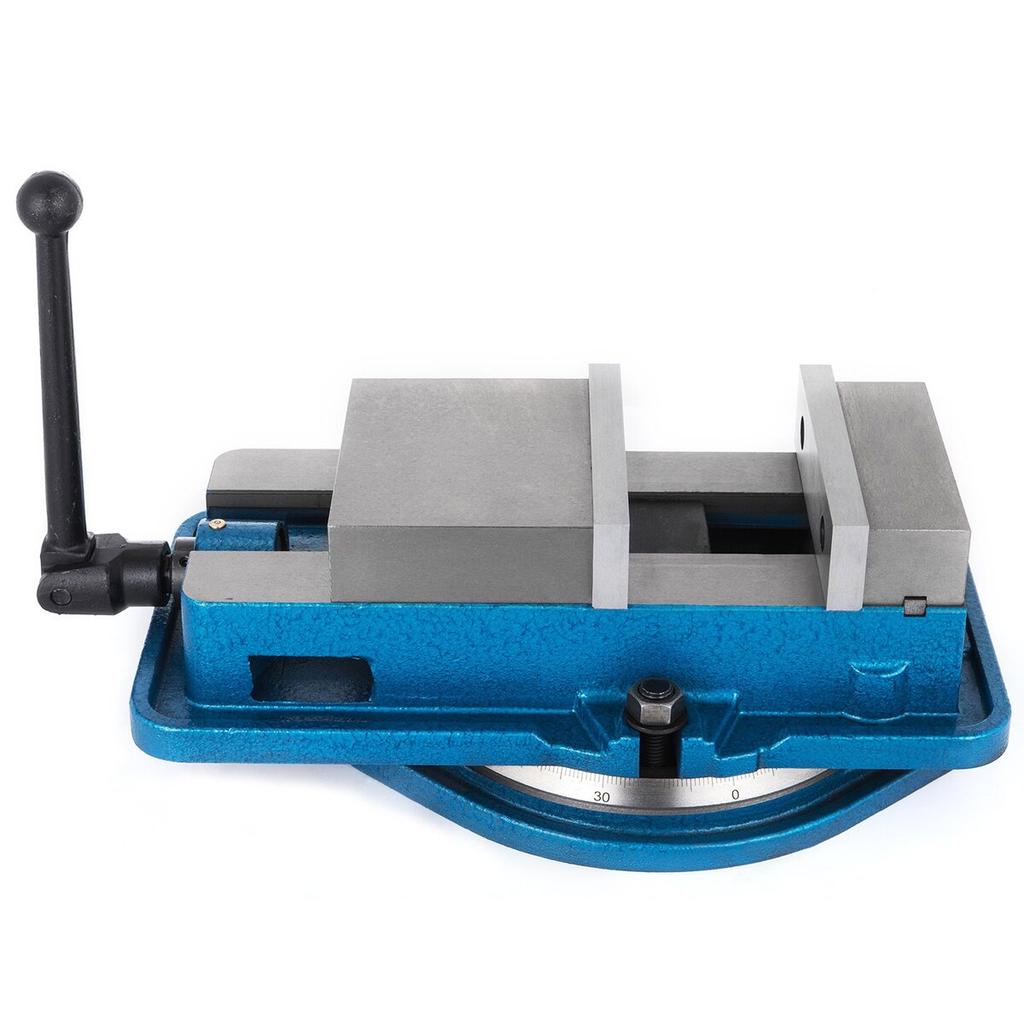 80MM Heavy Duty Milling Vise Bench Clamp Vise High Precision Clamping Vise 3 Inch Jaw Width with 360 Degree Swiveling Base CNC Vise