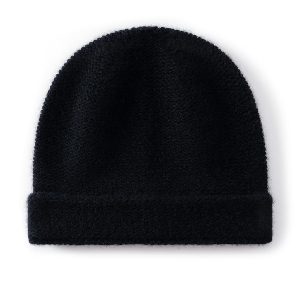 Cashmere, knitted hats for men and women, autumn and winter double-layer thickened yarn jacquard headgear fashion trend