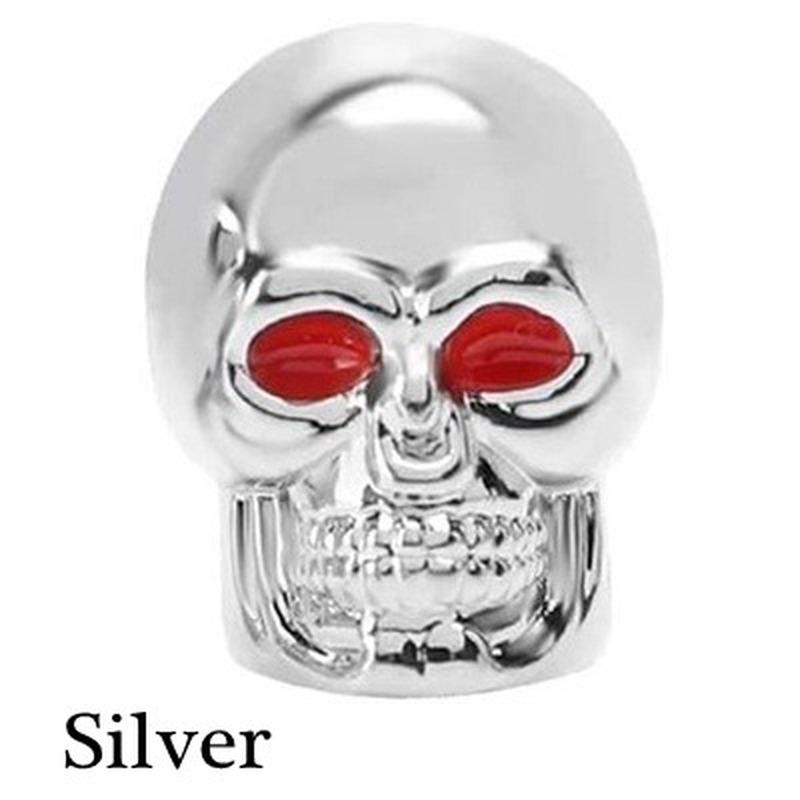 4 шт. Колпачки вентилей шин, Универсальные колпачки штоков в стиле черепа, Медный сердечник, устойчивый к ржавчине, KTY, устойчивый к коррозии