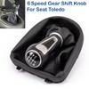 For Seat Altea 2004-2012/For Seat Toledo III 2004-2009 5/6 Speed Car Gear Stick Shift Knob with Leather Boot