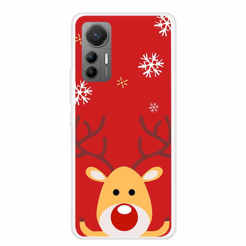 Чехол для Xiaomi Redmi K50 Ultra Рождественский Мягкий Силиконовый Задний Чехол Чехол для Телефона для Redmi K50 Extreme Edition Прозрачный Мультяшный Funda