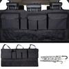 Органайзер для багажника автомобиля Cicogna для хранения зонта, на спинку заднего сиденья, широкий, большой, длинный, подходит, черная сумка, держатель, карман, сумка, вместимость, многосекционный, для 3-го ряда сидений,