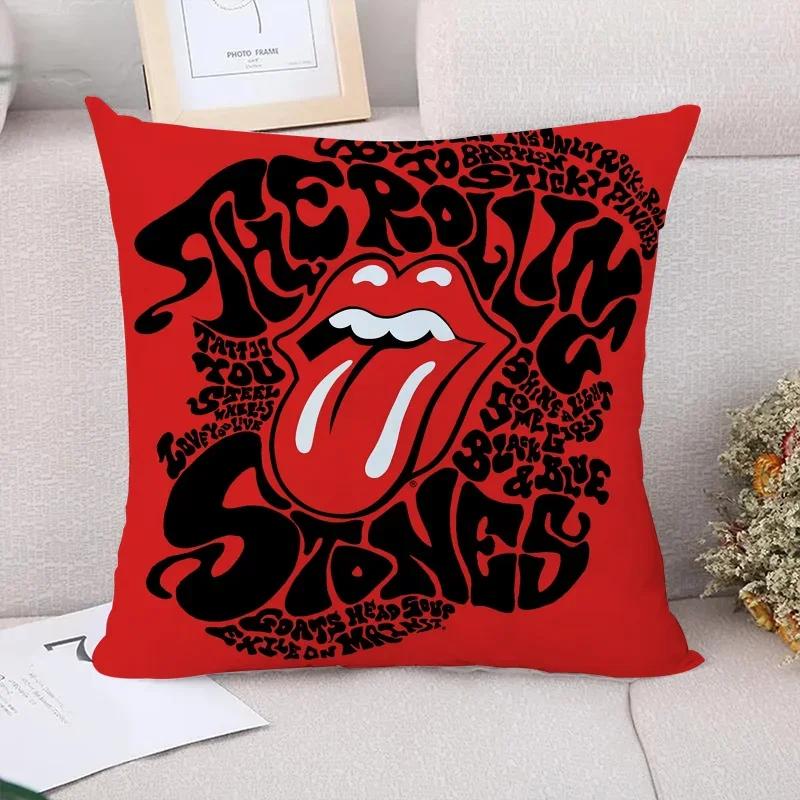Декоративные подушки для дивана Rolling Stones Наволочка x Пара Подушка Наволочки x x Чехлы для подушек Кровать