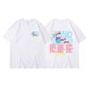 Новые мужские и женские футболки с принтом «День алфавита» с круглым вырезом и короткими рукавами
