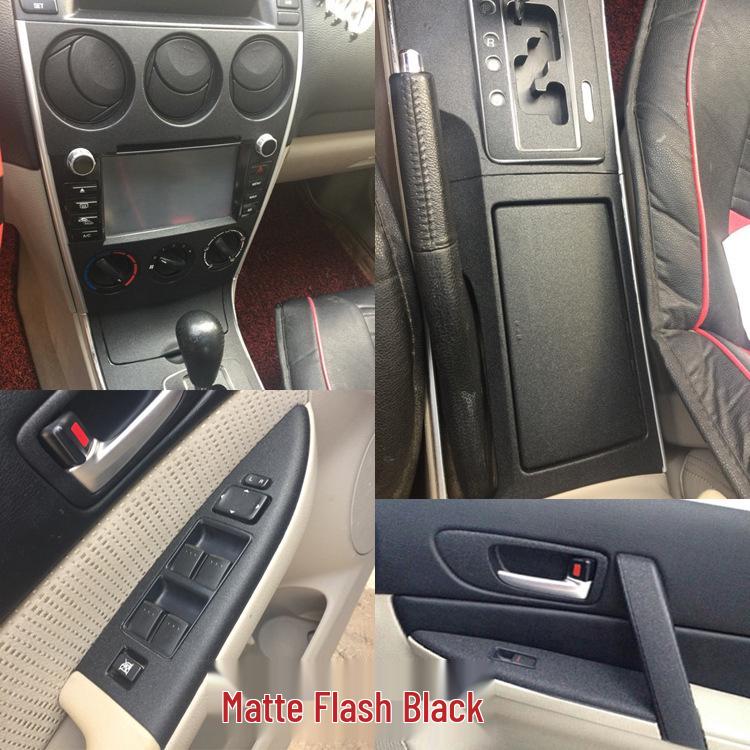 Наклейки для отделки салона Mazda 6 (2003-2015 гг.) - Декоративная пленка на рычаг переключения передач центральной консоли