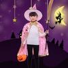 3pcs Bronzing Star Wizard Cloak Hat Eye Mask Set Magician Role-Play Costume Kit  Party Costume