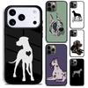 Great Dane Dog Puppy Phone Case for iPhone 17 16 15 Pro Max Air 14 13 12 11 Plus Shockproof Cover