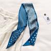 2021 New Fashion Silk Scarf For Women Neck Hair Tie Band Bag Warp Soft Neckerchief Hijab Headscarf Bandana Female Foulard